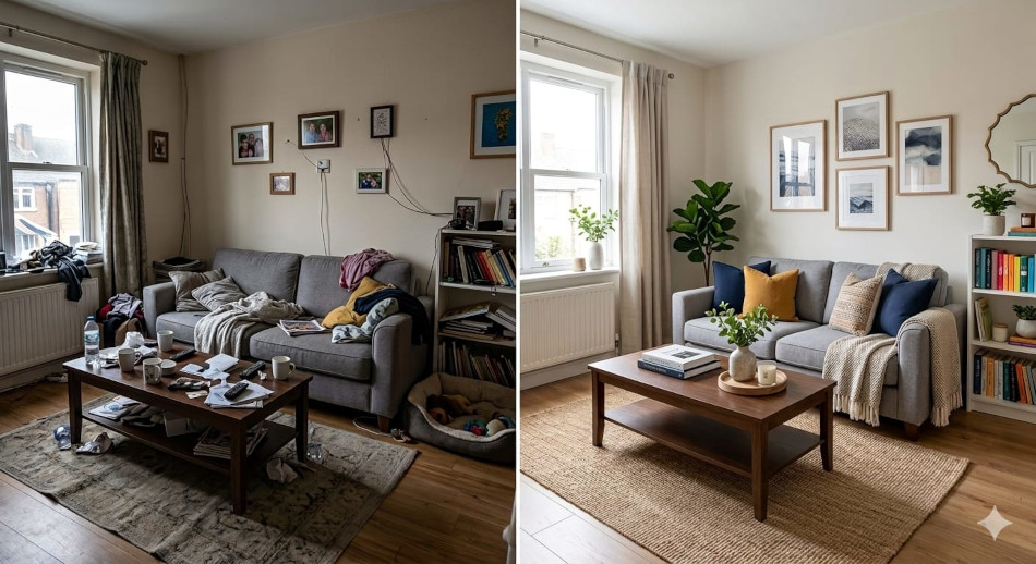 Ambiente valorizzato con Home Staging Smart